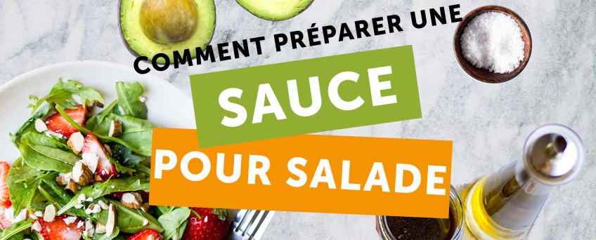 comment preparer une sauce pour salade
