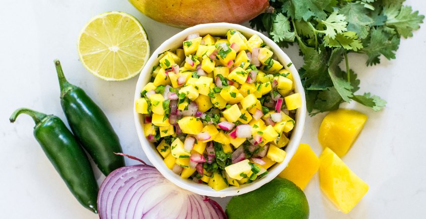 salsa à la mangue